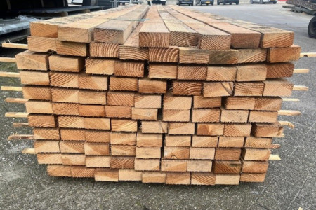 Pakket Aanbieding Douglas balken 45x95x4000mm